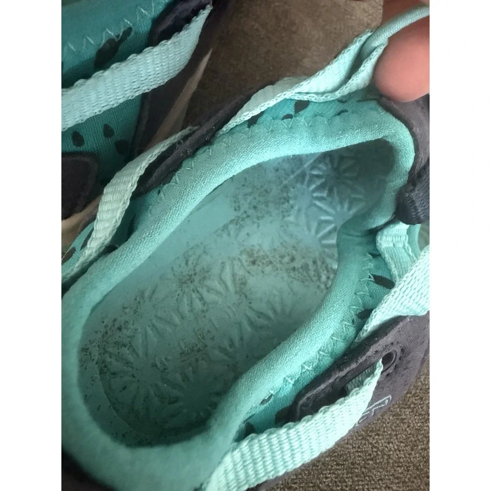Keen Moxie H2 Sandals Big Kid Sz 1 Teal Blue Green Closed Toe Shoe Water Hiking